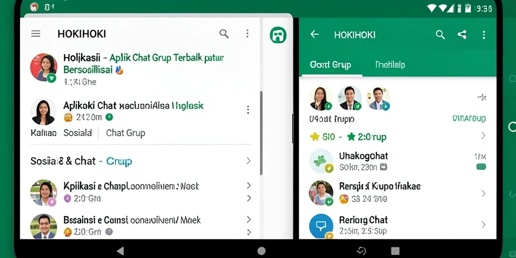 Tampilan antarmuka HOKIHOKI yang sederhana dan mudah digunakan.