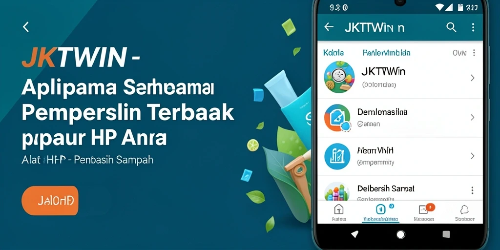 Antarmuka JKTWIN yang sederhana dan fungsional untuk Pembersih Sampah.