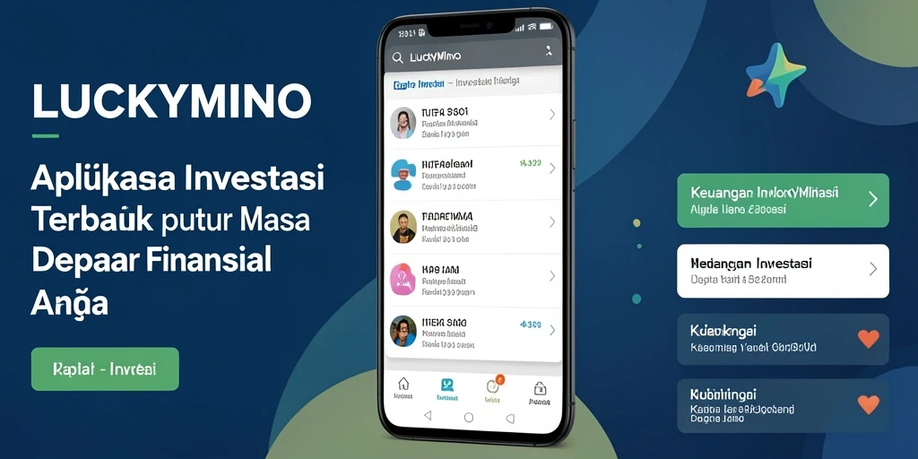 Tampilan antarmuka LUCKYMINO yang sederhana dan intuitif