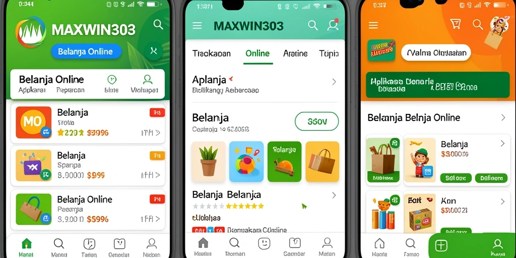 Tampilan antarmuka aplikasi MAXWIN303 yang menarik dan user-friendly.