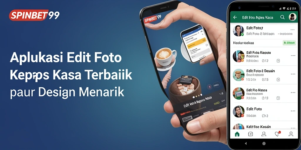 Antarmuka SPINBET99 yang intuitif untuk Edit Foto Kertas Kaca.