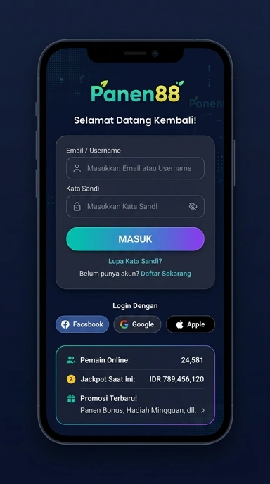 Masuk Akun Panen88 untuk Pengguna Android